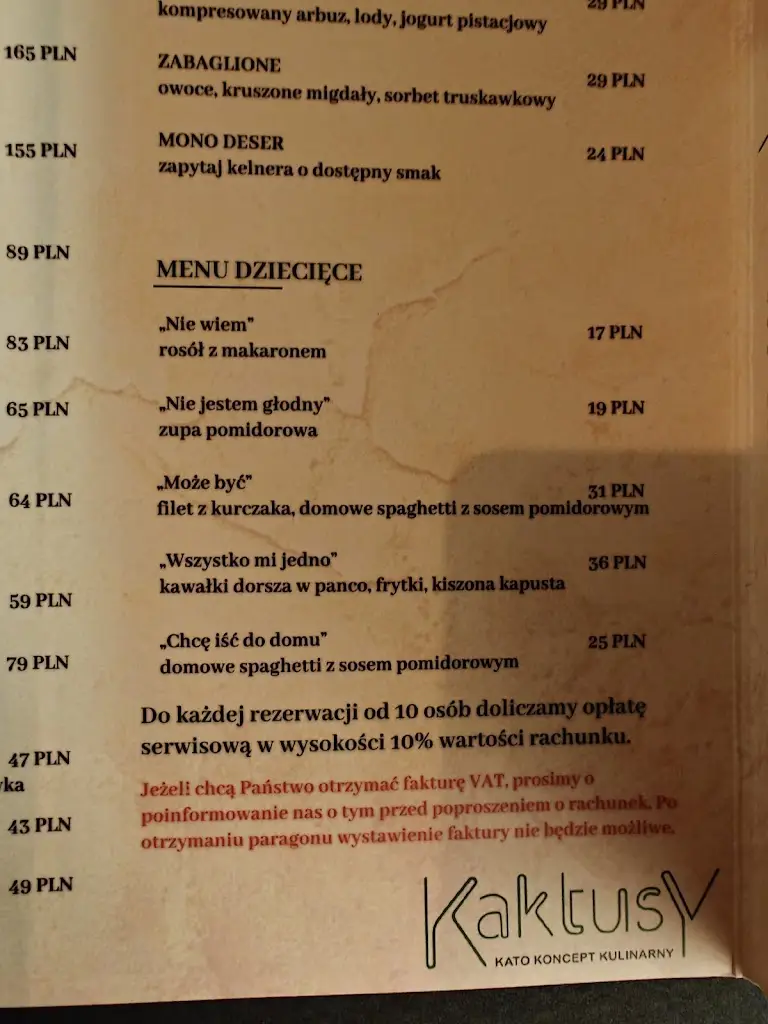 Menu_Restauracja Kaktusy Kato Koncept Kulinarny_Katovice_image_3