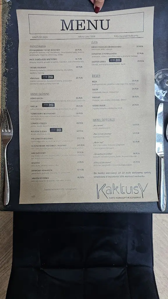 Menu_Restauracja Kaktusy Kato Koncept Kulinarny_Katovice_image_4