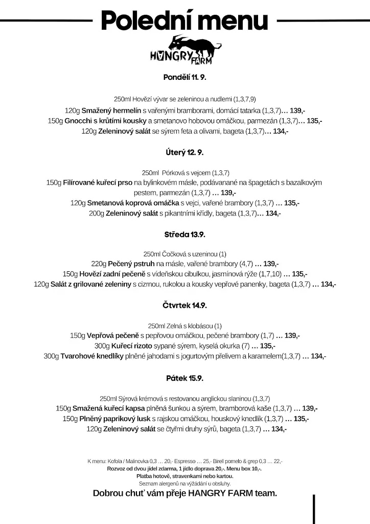 Menu_HANGRY FARM - Heliport Bohuňovice_Bohuňovice_image_4