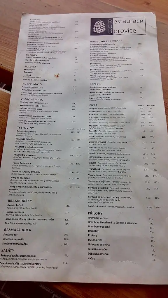 Menu_Restaurace U Borovice_Bohuňovice_image_1