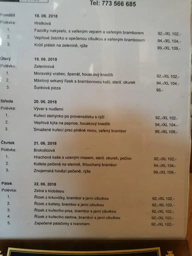 Menu_Restaurace U Borovice_Bohuňovice_image_2