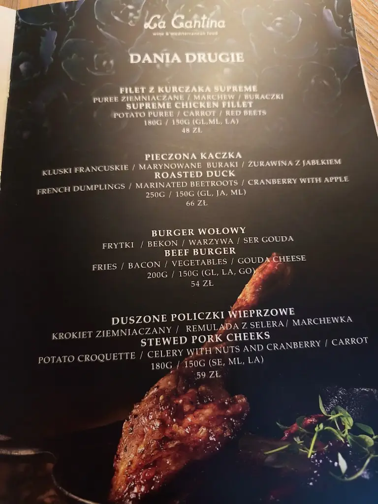 Menu_La Cantina_Katovice_image_2