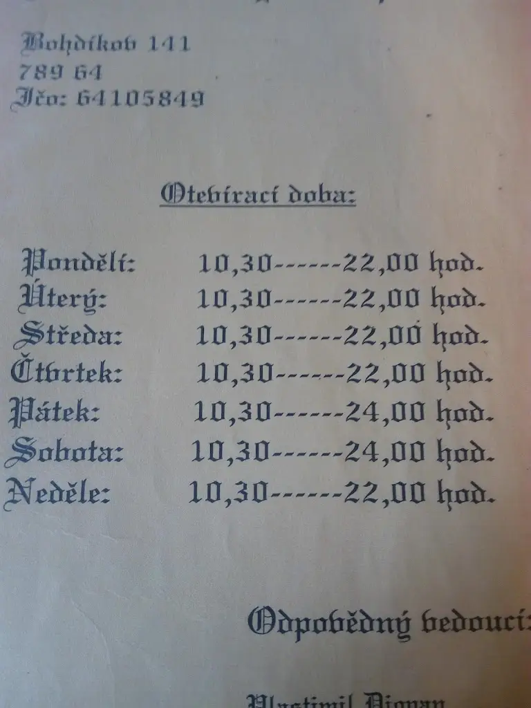 Menu_RESTAURACE POD HOROU_Dolní Bohdíkov_image_3