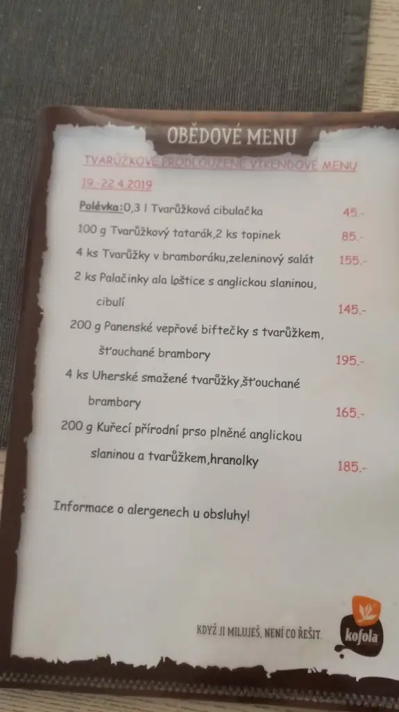 Menu_Restaurace Na Náměstí_Dolní Újezd_image_2