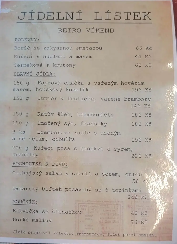 Menu_ROUTE 66 RESTAURANT_Dřevohostice_image_2