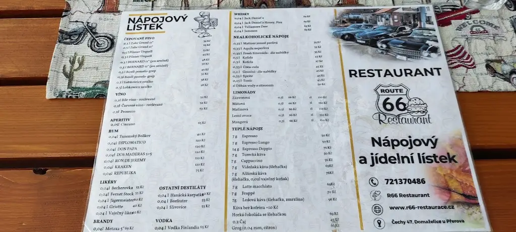 Menu_ROUTE 66 RESTAURANT_Dřevohostice_image_3