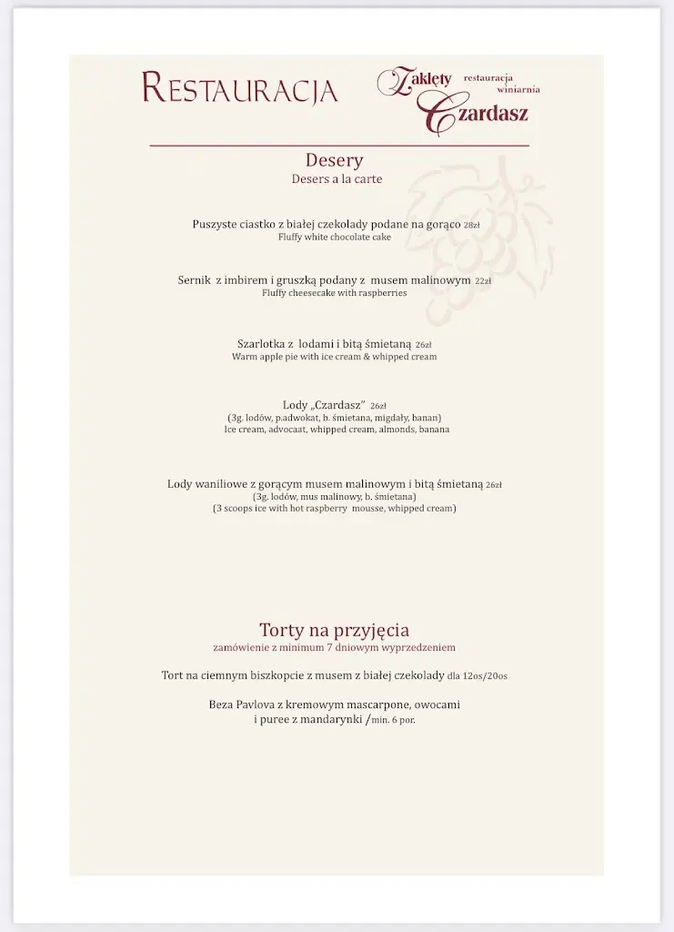 Menu_Zaklęty Czardasz_Katovice_image_2
