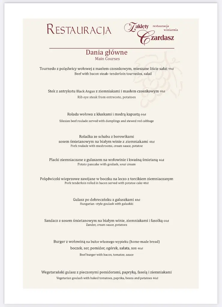 Menu_Zaklęty Czardasz_Katovice_image_3