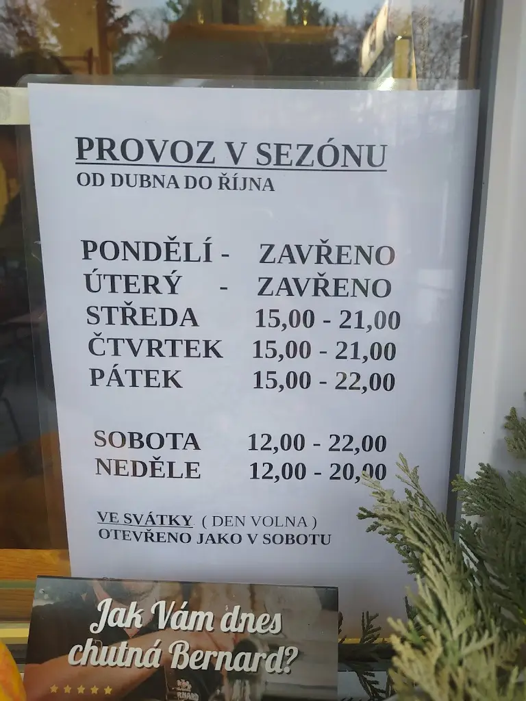 Menu_Hospůdka Pod Lomem_Hlubočky_immagine_1