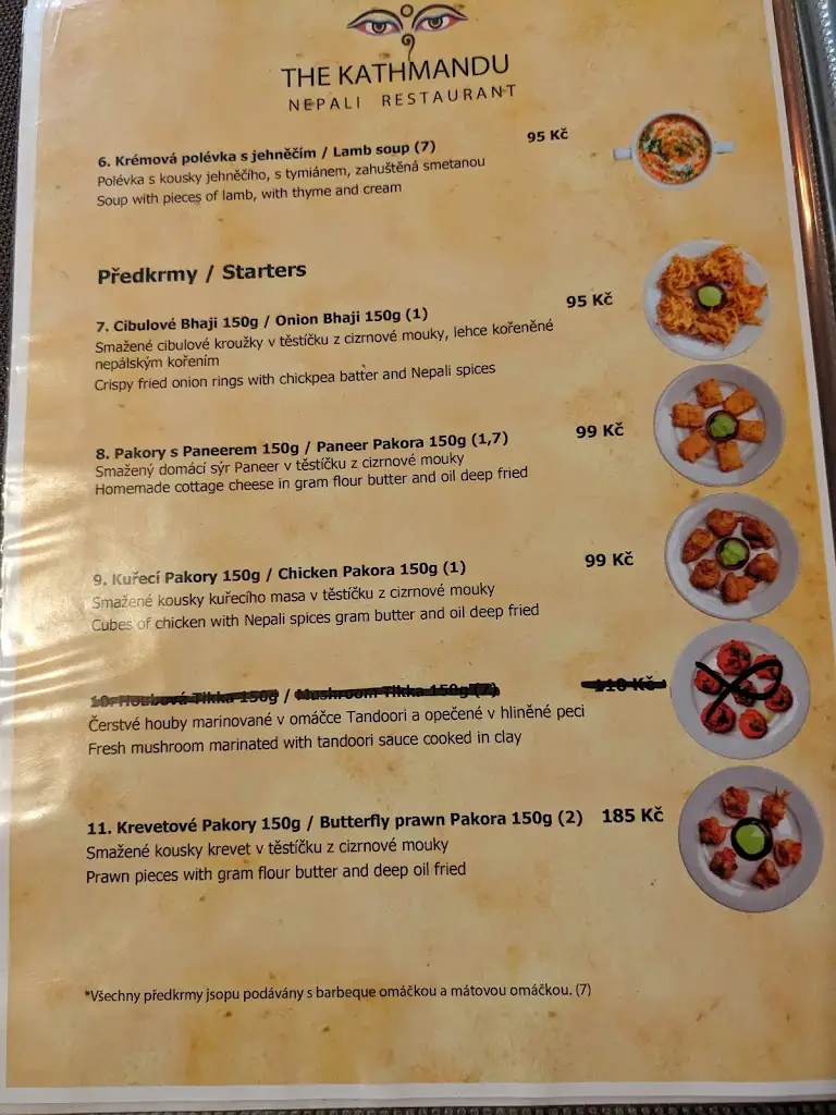 Menu_The Kathmandu Nepali Restaurant Olomouc_Grygov_image_3