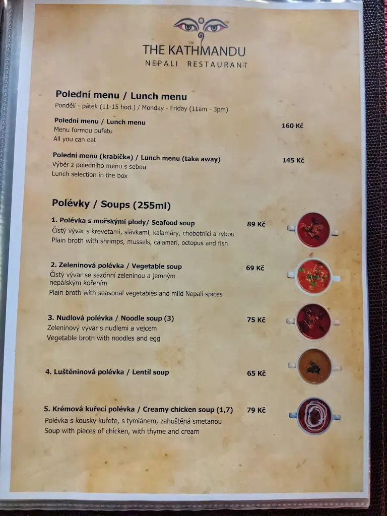 Menu_The Kathmandu Nepali Restaurant Olomouc_Grygov_image_4