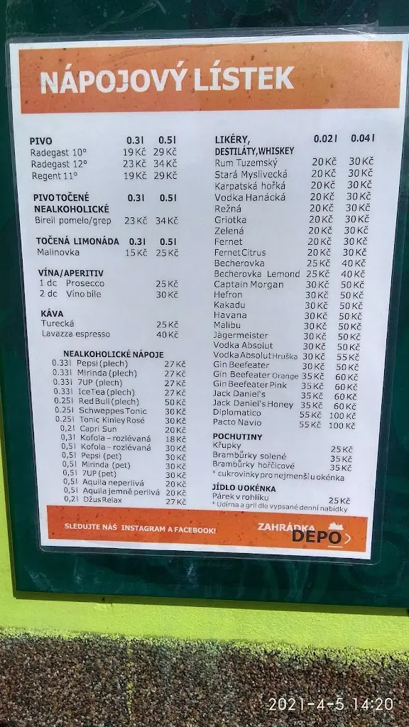 Menu_Občerstvení DEPO_Kostelec na Hané_image_1