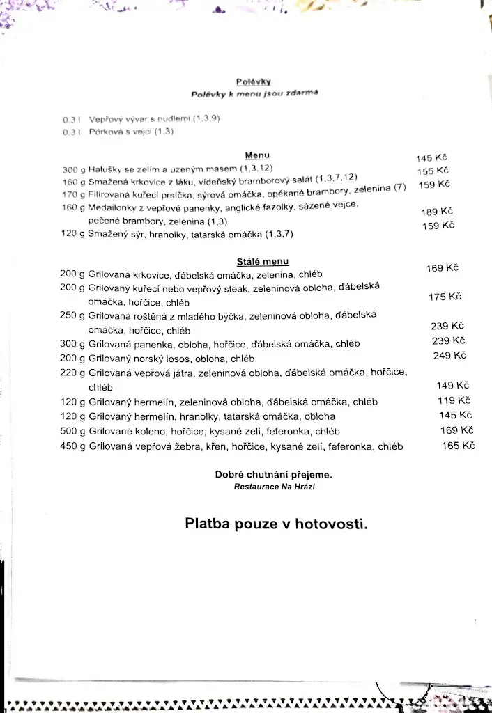 Menu_The Boarder Inn_Kojetín_image_1