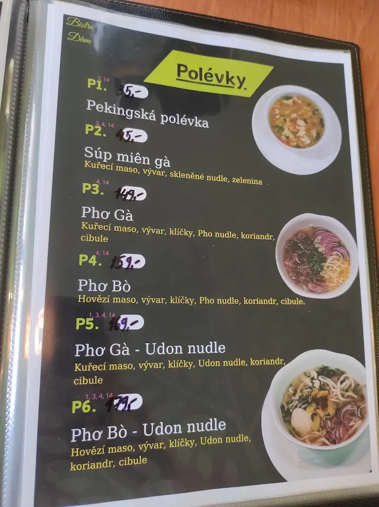 Menu_Bistro Đàm_Kojetín_immagine_2