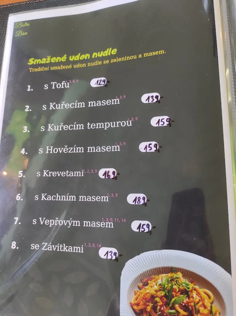 Menu_Bistro Đàm_Kojetín_immagine_4
