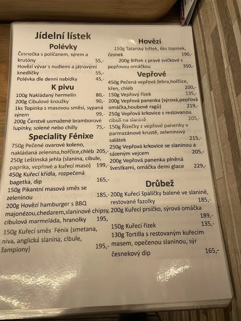 Menu_Restaurace U Fénixe_Leština_image_2