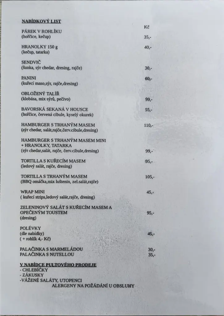 Menu_Bistro & Café Kouzlo_Konice_image_3