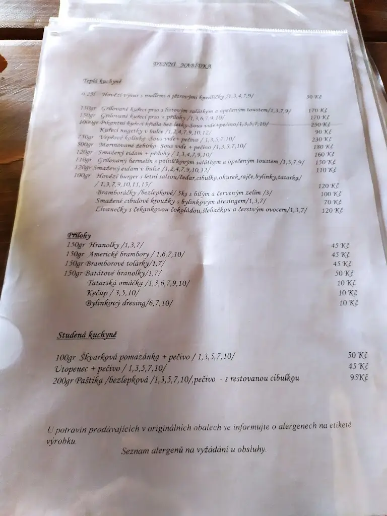 Menu_Vinařská stodola Konice_Konice_image_2