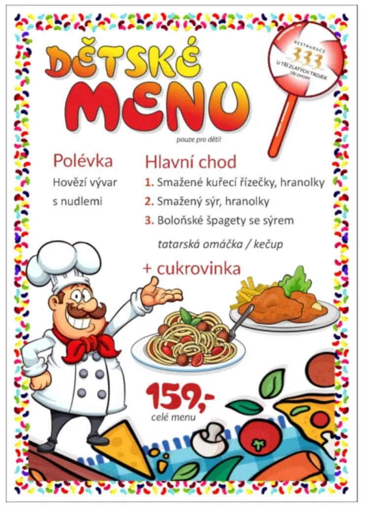 Menu_U Tří Zlatých Trojek_Litovel_image_1