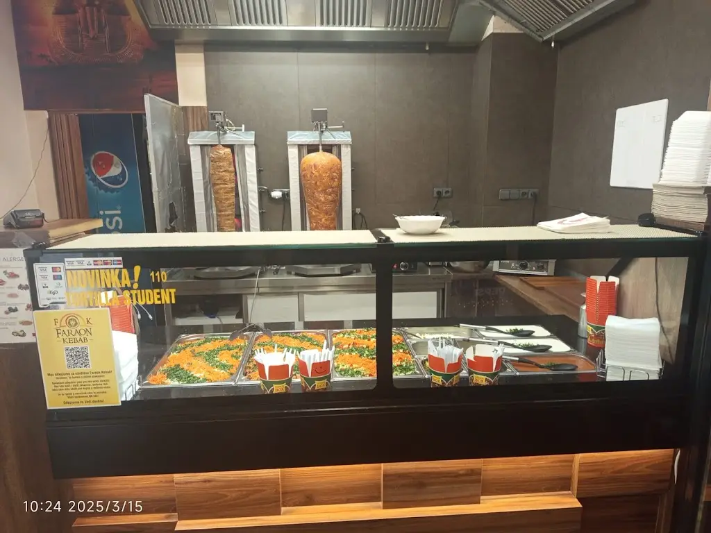 Faraon Kebab restaurant in Litovel