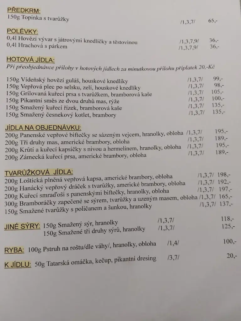 Menu_Restaurace Na Růžku_Loštice_image_2