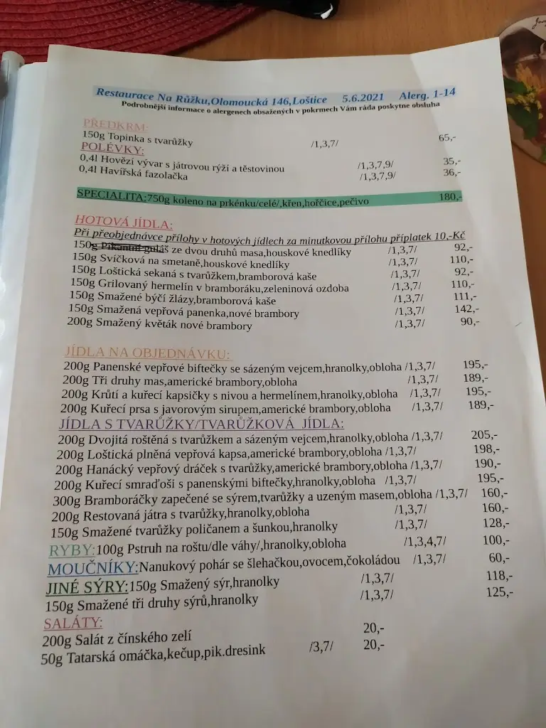 Menu_Restaurace Na Růžku_Loštice_image_4