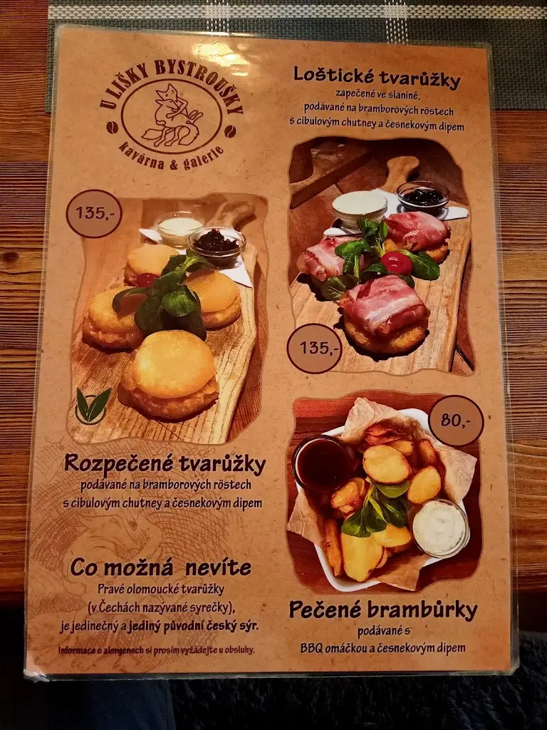 Menu_Kavárna Galerie U lišky Bystroušky_Loštice_image_4