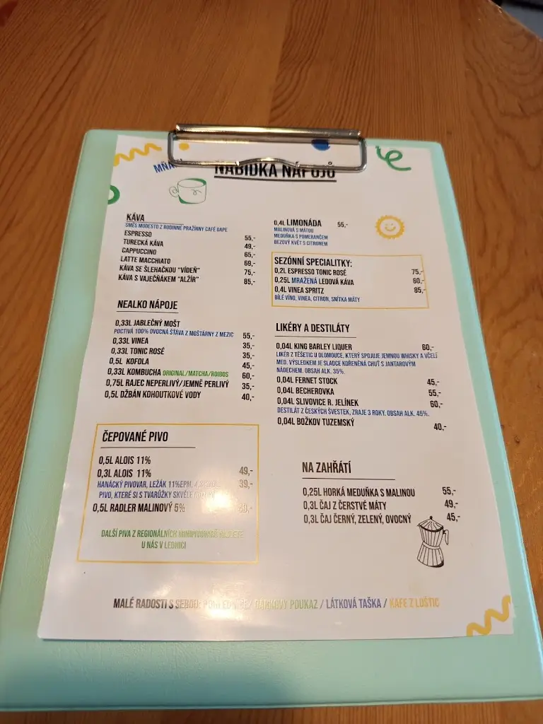 Menu_Tvarůžková cukrárna Loštice_Loštice_image_1