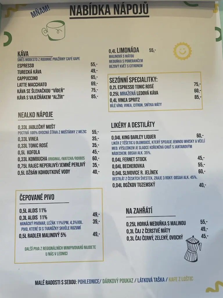 Menu_Tvarůžková cukrárna Loštice_Loštice_image_2