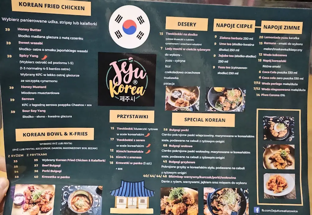 Menu_Jeju Korea Katowice_Katovice_immagine_1