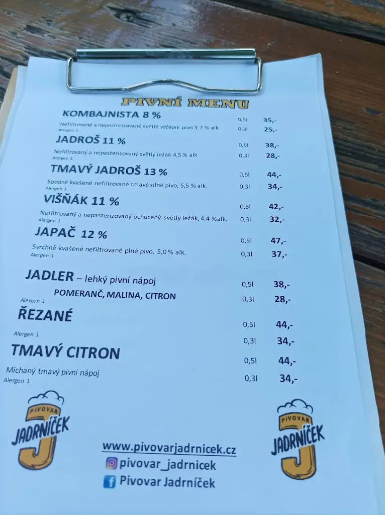 Menu_Pivovar Jadrníček_Náměšť na Hané_image_3