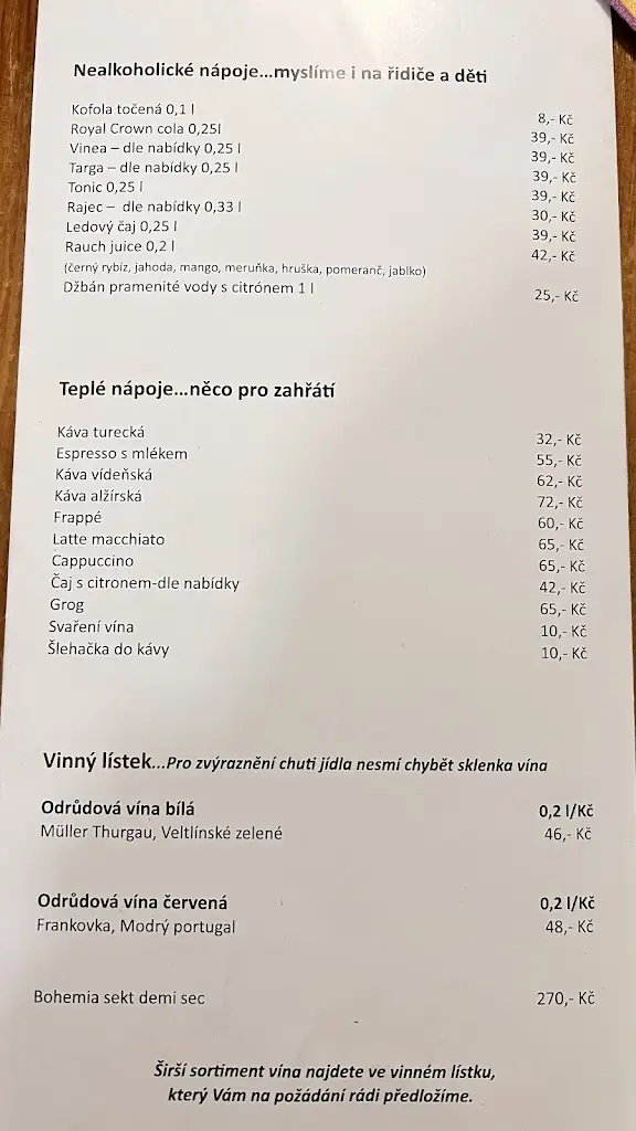 Menu_Penzion U Petra_Okres Jeseník_immagine_2