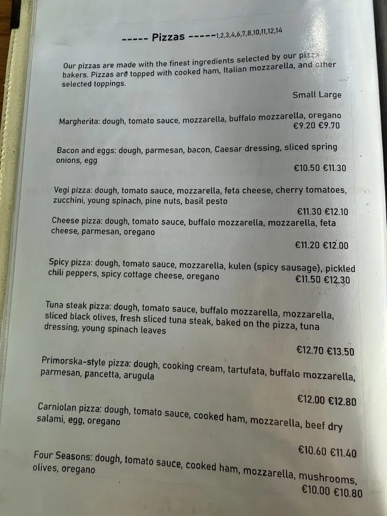 Menu_Restavracija Bolero_Náklo_image_2