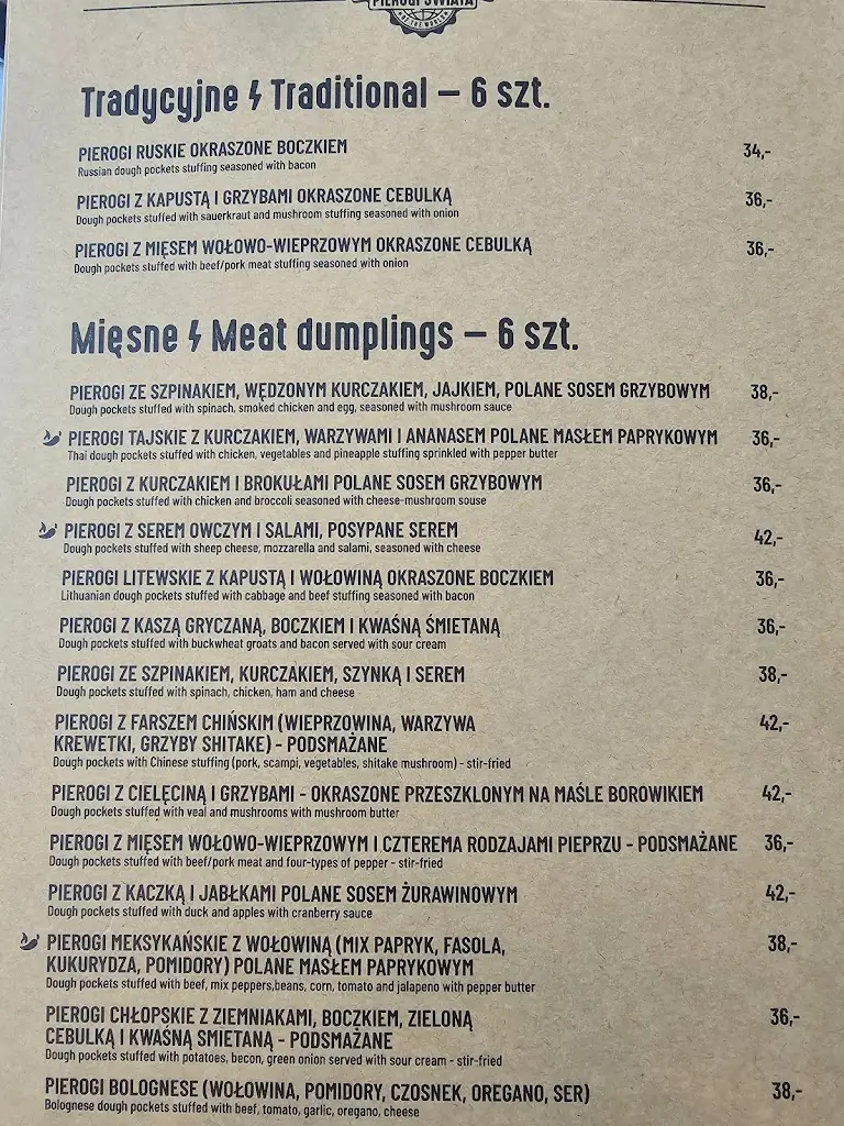 Menu_Pierogi Świata_Katovice_immagine_1