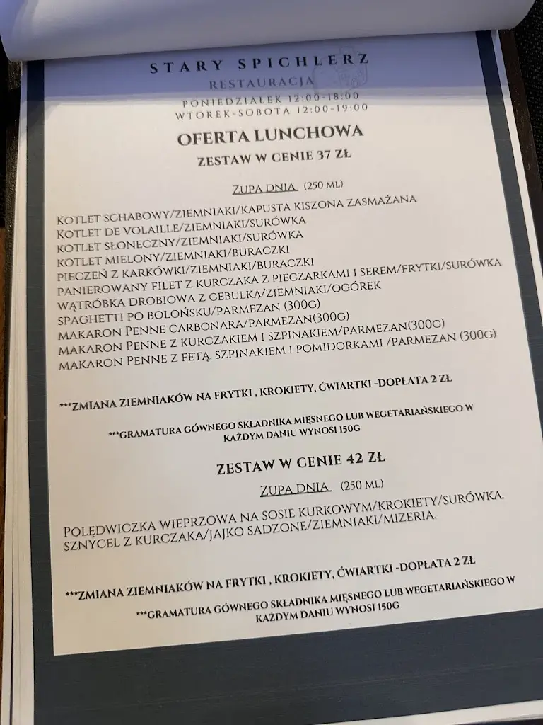 Menu_Restauracja Stary Spichlerz w Nakle_Náklo_image_2