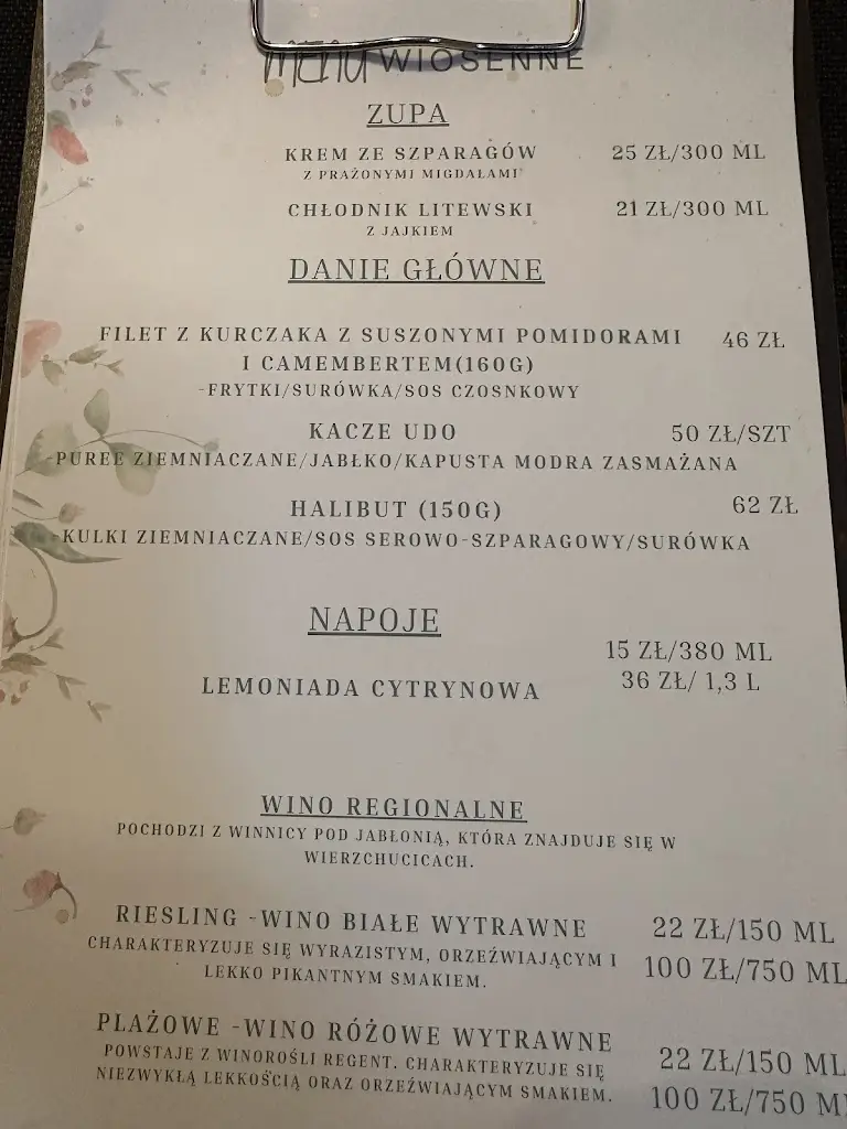 Menu_Restauracja Stary Spichlerz w Nakle_Náklo_image_4