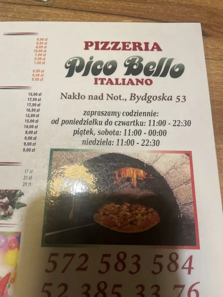 Menu_Pico Bello Italiano_Náklo_image_4