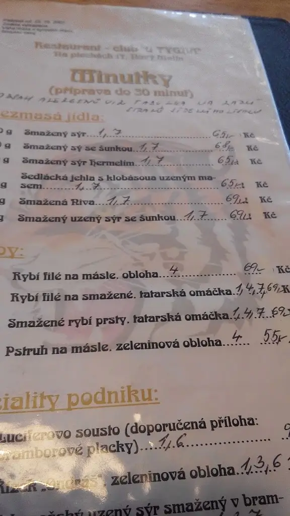 Menu_U Tygra_Nový Malín_image_1