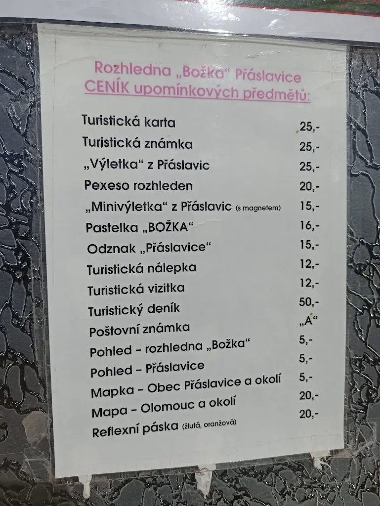 Menu_Rozhledna Božka Přáslavice_Přáslavice_image_2