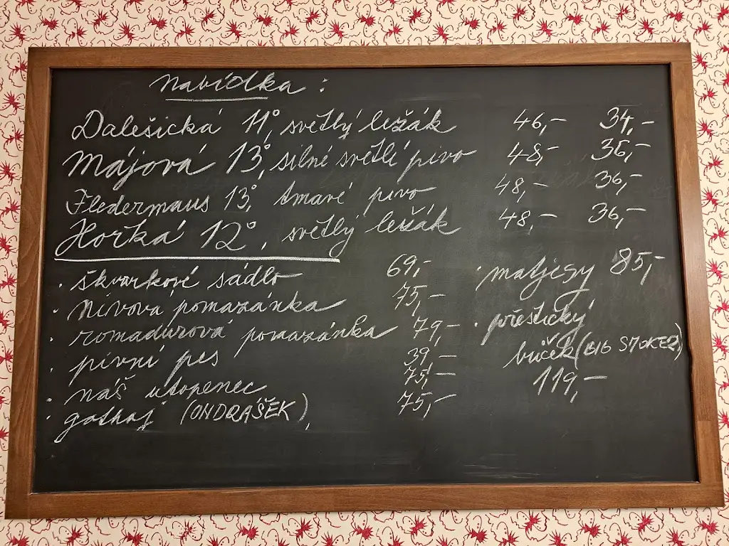 Menu_Hostinec U Andělů_Přerov_immagine_1