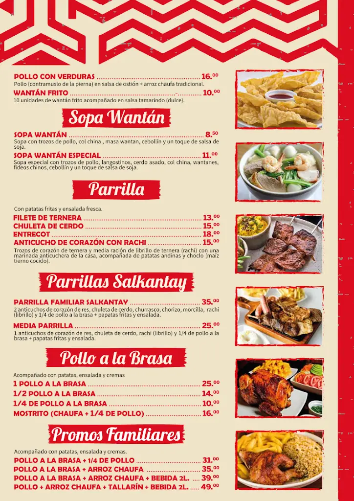 Menu_Restaurante Salkantay_Štíty_image_1