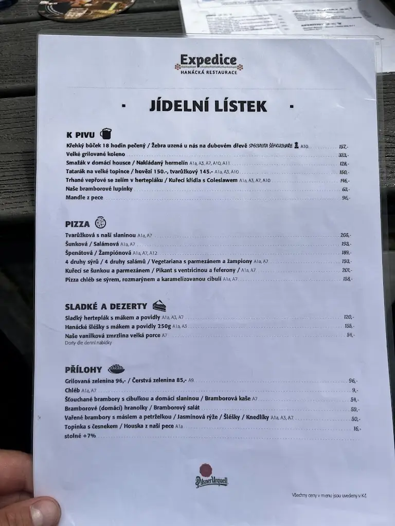Menu_EXPEDICE Hanácká restaurace_Šternberk_image_4