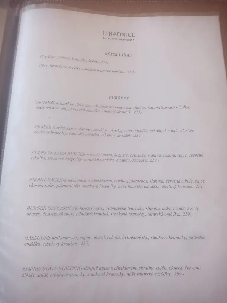 Menu_Restaurace a vinárna U Radnice_Uničov_image_3
