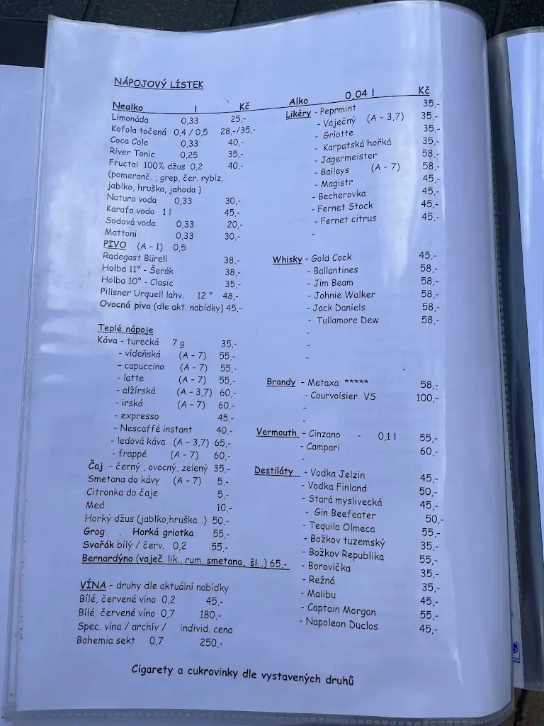 Menu_Hostinec U Facků_Velký Týnec_immagine_3