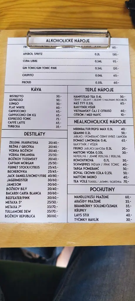 Menu_HOSPODA VESNICE_Velký Týnec_image_1