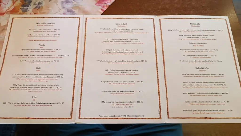 Menu_Restaurace Losín_Velké Losiny_image_1