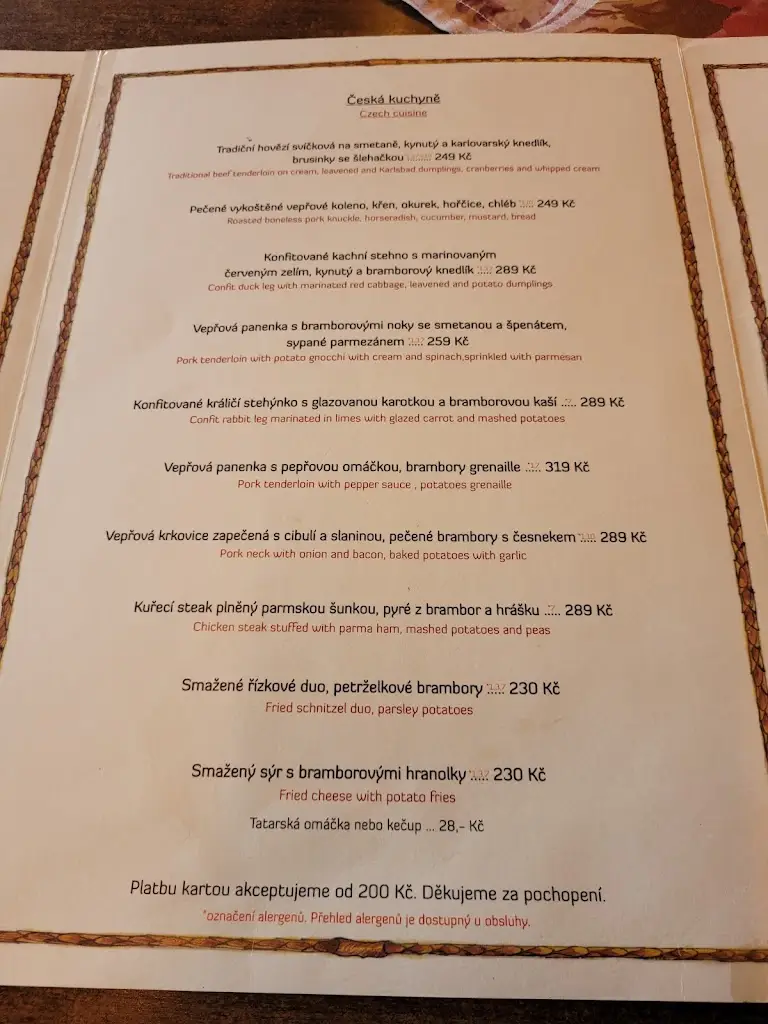 Menu_Restaurace Losín_Velké Losiny_image_2