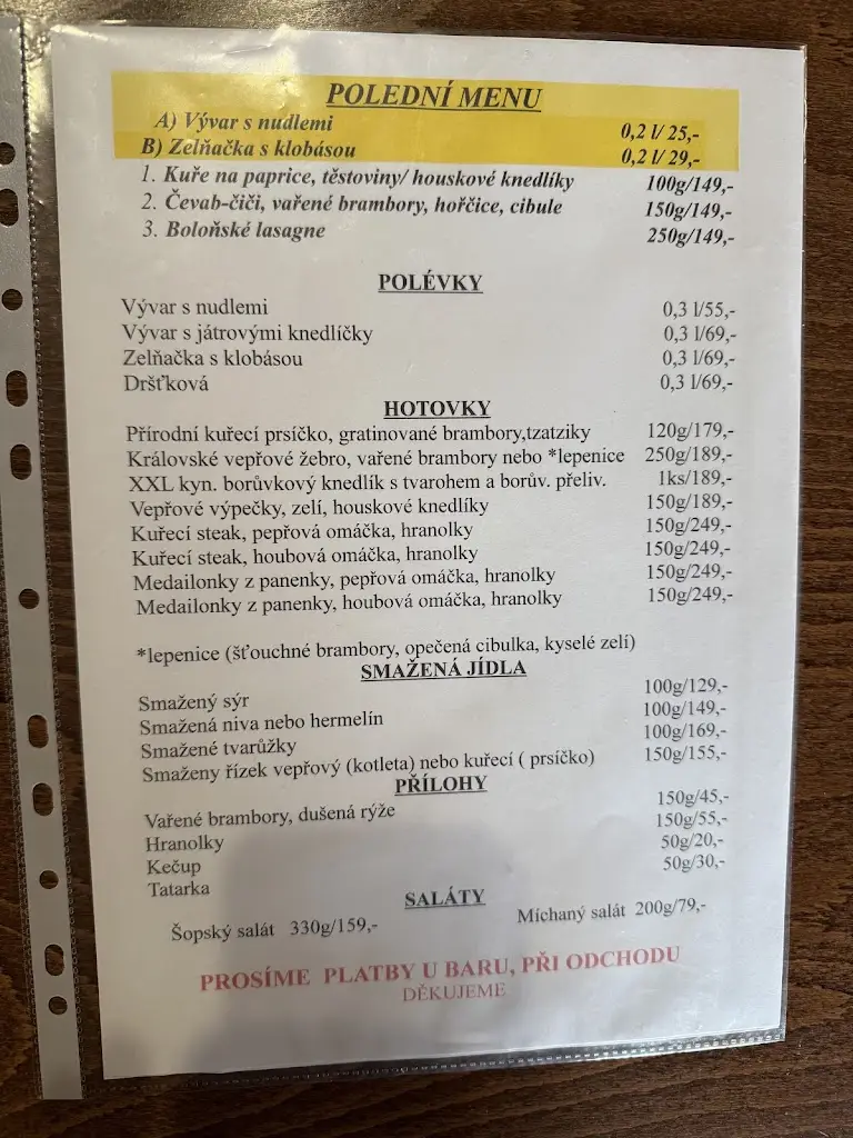 Menu_Restaurace U Mrázků_Velké Losiny_image_1