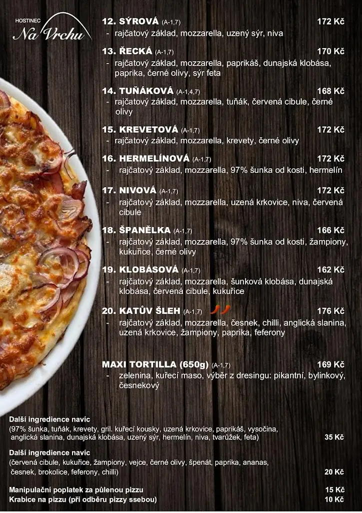 Menu_Hostinec Na vrchu_Věrovany_image_1