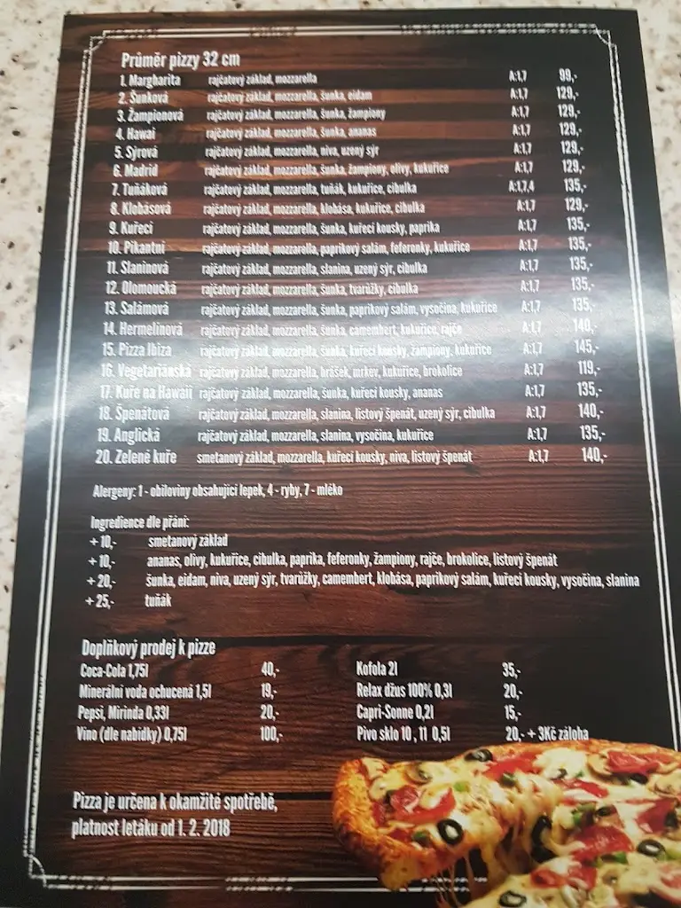 Menu_Pizzerie Ibiza_Velká Bystřice_image_2